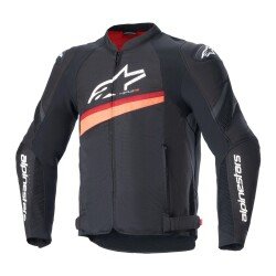 Alpinestars T-GP Plus R V4 Air Korumalı Motosiklet Montu Siyah / Kırmızı - Alpinestars