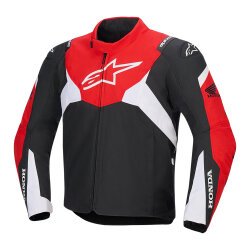 Alpinestars Honda T-Jaws V4 Korumalı Motosiklet Montu Siyah / Kırmızı / Beyaz - Alpinestars