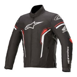 Alpinestars Honda T-SP 1 WP Korumalı Motosiklet Montu Siyah / Beyaz / Kırmızı - Alpinestars