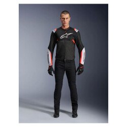 Alpinestars T-SPS Air V2 Korumalı Motosiklet Montu Siyah / Beyaz / Kırmızı - 6