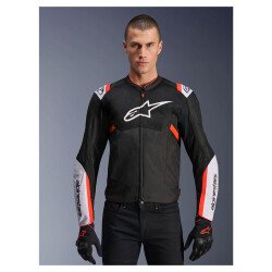 Alpinestars T-SPS Air V2 Korumalı Motosiklet Montu Siyah / Beyaz / Kırmızı - 3
