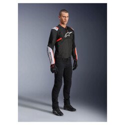 Alpinestars T-SPS Air V2 Korumalı Motosiklet Montu Siyah / Beyaz / Kırmızı - 7