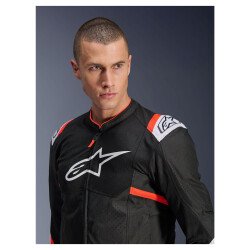 Alpinestars T-SPS Air V2 Korumalı Motosiklet Montu Siyah / Beyaz / Kırmızı - 5