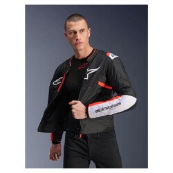 Alpinestars T-SPS Air V2 Korumalı Motosiklet Montu Siyah / Beyaz / Kırmızı - 4