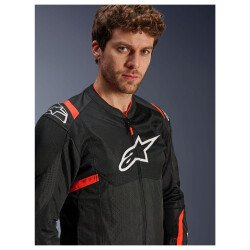 Alpinestars T-SPS Air V2 Korumalı Motosiklet Montu Siyah / Kırmızı - 4