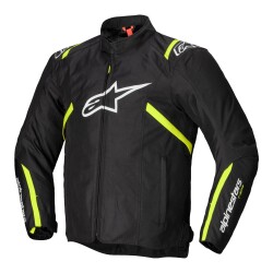 Alpinestars T-SPS V2 WP Korumalı Motosiklet Montu Siyah / Beyaz / Sarı - 1