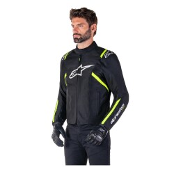 Alpinestars T-SPS V2 WP Korumalı Motosiklet Montu Siyah / Beyaz / Sarı - 4