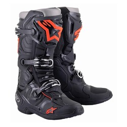 Alpinestars TECH 10 Kros Motosiklet Botu Siyah / Kırmızı 