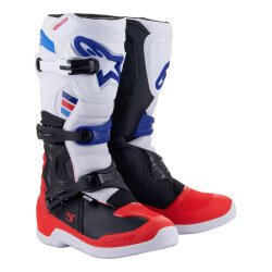 Alpinestars TECH 3 Kros Motosiklet Botu Kırmızı / Mavi - Alpinestars