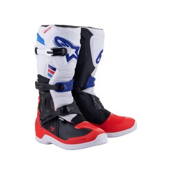 Alpinestars TECH 3 Kros Motosiklet Botu Kırmızı / Mavi 