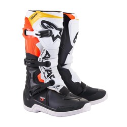 Alpinestars TECH 3 Kros Motosiklet Botu Siyah / Beyaz / Kırmızı - 1