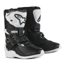 Alpinestars TECH 3S Kros Çocuk Motosiklet Botu Beyaz / Siyah - Alpinestars
