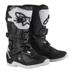 Alpinestars TECH 3S Kros Genç Motosiklet Botu Beyaz / Siyah - Alpinestars