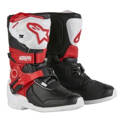 Alpinestars TECH 3S Kros Çocuk Motosiklet Botu Siyah / Kırmızı / Beyaz - 1