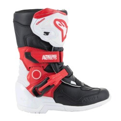 Alpinestars TECH 3S Kros Çocuk Motosiklet Botu Siyah / Kırmızı / Beyaz - 2