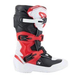 Alpinestars TECH 3S Kros Genç Motosiklet Botu Siyah / Kırmızı / Beyaz - 2