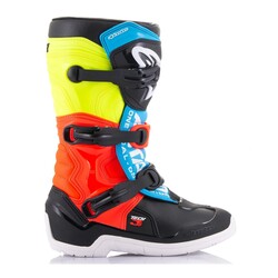 Alpinestars TECH 3S Kros Çocuk Motosiklet Botu Siyah / Kırmızı / Mavi - 2