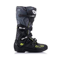 Alpinestars TECH 5 Kros Motosiklet Botu Gri / Sarı - 4