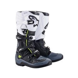 Alpinestars TECH 5 Kros Motosiklet Botu Siyah / Gri / Beyaz 