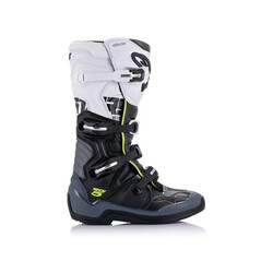 Alpinestars TECH 5 Kros Motosiklet Botu Siyah / Gri / Beyaz - 4