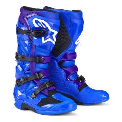 Alpinestars TECH 7 Kros Motosiklet Botu Mavi - Alpinestars