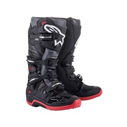 Alpinestars TECH 7 Kros Motosiklet Botu Siyah / Gri / Kırmızı - 1