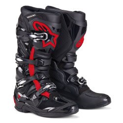Alpinestars TECH 7 Kros Motosiklet Botu Siyah / Kırmızı - Alpinestars