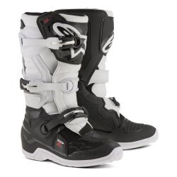 Alpinestars TECH 7S Kros Çocuk Motosiklet Botu Siyah / Beyaz - Alpinestars