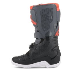 Alpinestars TECH 7S Kros Çocuk Motosiklet Botu Siyah / Gri / Kırmızı - 3