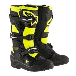 Alpinestars TECH 7S Kros Çocuk Motosiklet Botu Siyah / Sarı - 1