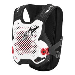 Alpinestars Tech-Air MX System (Motocross) Airbag Ceket Beyaz / Siyah - Alpinestars