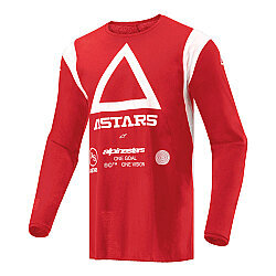 Alpinestars Techdura Off-Road / Enduro Motosiklet Jerseyi Kırmızı - Alpinestars