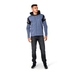 Alpinestars Velocity Hoodie Kapüşonlu Sweatshirt Mavi / Siyah - 7