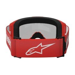 Alpinestars Vision 3 Wordmark Goggle Kross Gözlüğü Kırmızı / Gümüş - 3