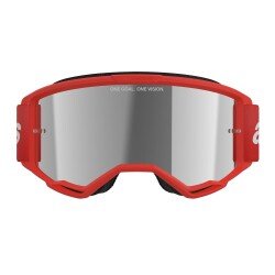 Alpinestars Vision 3 Wordmark Goggle Kross Gözlüğü Kırmızı / Gümüş - 4