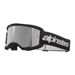 Alpinestars Vision 3 Wordmark Goggle Kross Gözlüğü Siyah / Gümüş - Alpinestars