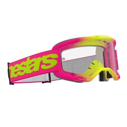 Alpinestars Vision 5 Wordmark Goggle Kross Gözlüğü Pembe / Sarı - 3