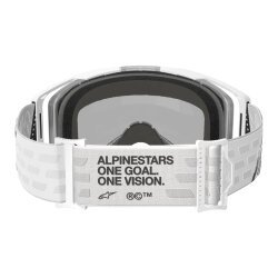 Alpinestars Vision 8 Corp Goggle Kross Gözlüğü Beyaz / Gümüş - 4
