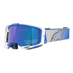 Alpinestars Vision 8 Corp Goggle Kross Gözlüğü Mavi / Beyaz - Alpinestars