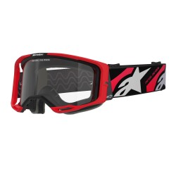 Alpinestars Vision 8 Luar Goggle Kross Gözlüğü Kırmızı / Siyah 