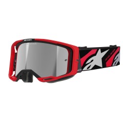 Alpinestars Vision 8 Luar Goggle Kross Gözlüğü Kırmızı / Siyah - 1