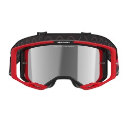 Alpinestars Vision 8 Luar Goggle Kross Gözlüğü Kırmızı / Siyah - 2