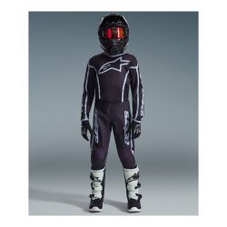 Alpinestars Youth Fluid Apex Genç Kros Motosiklet Pantolonu Siyah / Gri - 3