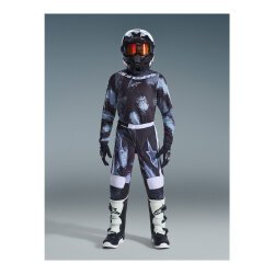 Alpinestars Youth Fluid Lahnd Genç Kros Motosiklet Pantolonu Siyah / Beyaz / Gri - 3