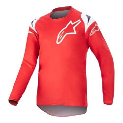 GARAJJ Alpinestars Youth Racer Narin Genç Kros Motosiklet Jerseyi Kırmızı / Beyaz - Alpinestars