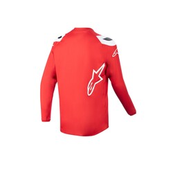 Alpinestars Youth Racer Narin Genç Kros Motosiklet Jerseyi Kırmızı / Beyaz - 2