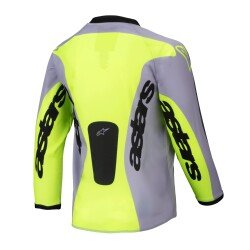 Alpinestars Youth Racer Veil Off-Road Genç Motosiklet Jerseyi Gri / Sarı - Alpinestars (1)