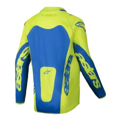 Alpinestars Youth Racer Veil Off-Road Genç Motosiklet Jerseyi Sarı / Mavi - 2