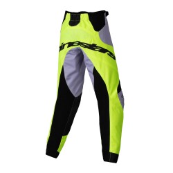 Alpinestars Youth Racer Veil Off-Road Pantolonu Gri / Siyah / Sarı - 2