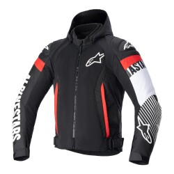 Alpinestars Zaca Air Yazlık Korumalı Motosiklet Montu Siyah / Beyaz / Kırmızı - 1